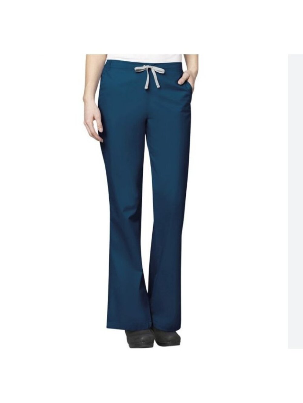 WONDERWINK Flare leg stretch Women's Scrub Pants  -XXS- Caribbean blue
